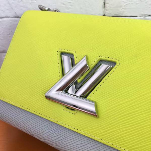 Louis Vuitton TWIST EPI Leather Bag 50271 Light Green&Grey
