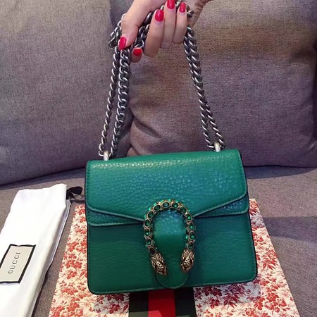 Gucci Dionysus Lichee Pattern Mini Shoulder Bag 421970 Green