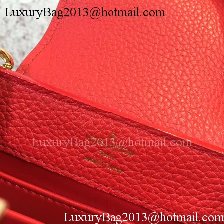 Louis Vuitton original Elegant Capucines Bags M42935 Red