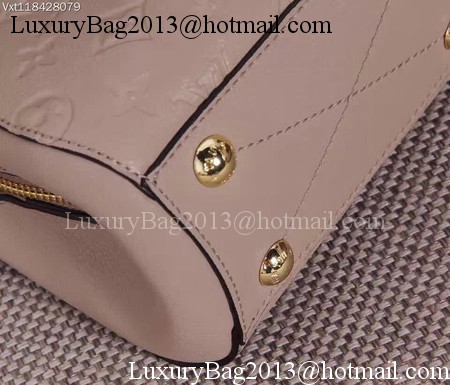 Louis Vuitton Monogram Empreinte NANO MONTAIGNE Bag M50865 Apricot