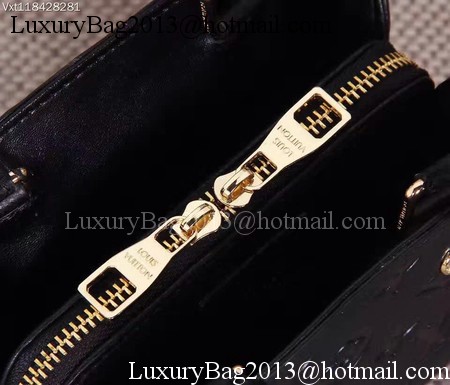 Louis Vuitton Monogram Empreinte NANO MONTAIGNE Bag M50865 Black