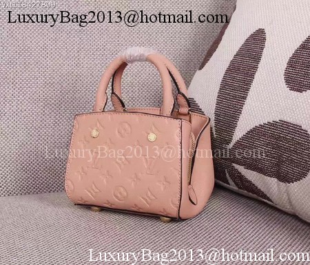 Louis Vuitton Monogram Empreinte NANO MONTAIGNE Bag M50865 Pink
