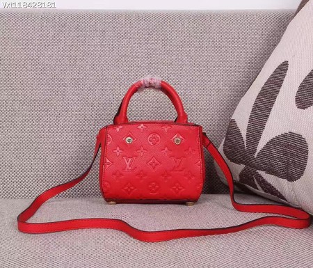 Louis Vuitton Monogram Empreinte NANO MONTAIGNE Bag M50865 Red