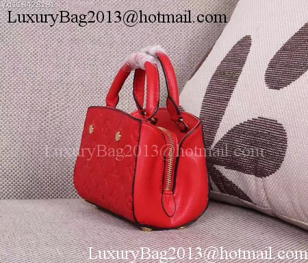 Louis Vuitton Monogram Empreinte NANO MONTAIGNE Bag M50865 Red