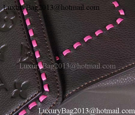 Louis Vuitton Monogram Empreinte SAINT-GERMAIN PM M43266 Brown