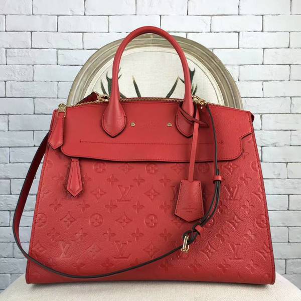 Louis Vuitton Monogram Empreinte PONT NEUF Bag M41753A Red