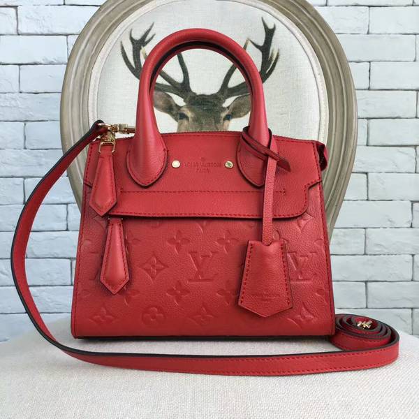 Louis Vuitton Monogram Empreinte PONT NEUF Bag M41755A Red