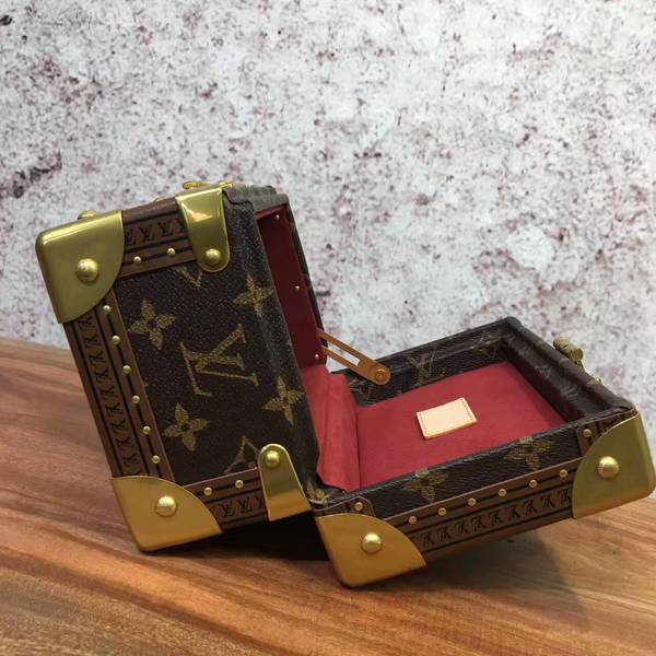 Louis Vuitton Mini Monogram Canvas Treasure Box 40665 Marroon