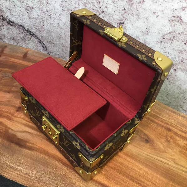 Louis Vuitton Mini Monogram Canvas Treasure Box 40665 Marroon