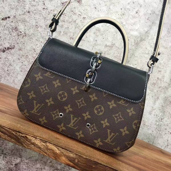 Louis Vuitton Monogram Canvas Shoulder Bag 40557 Black