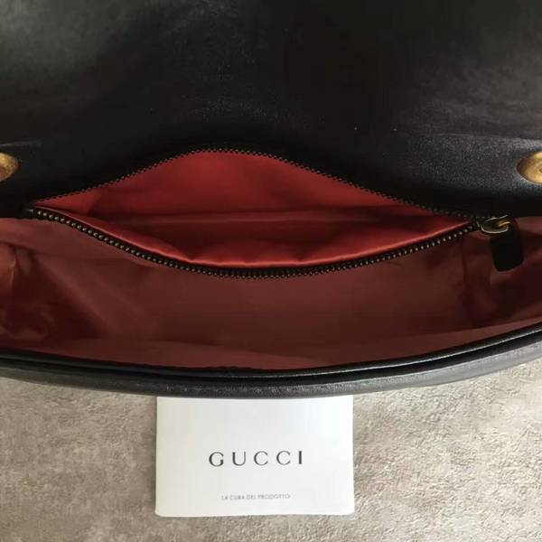 Gucci GG Marmont Shoulder Bag 443497 Black&White