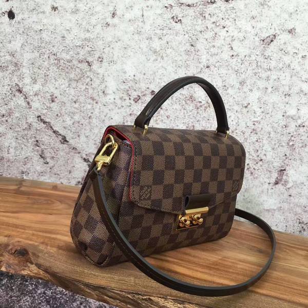 Louis Vuitton Damier Ebene Canvas CROISETTE Bag 41581