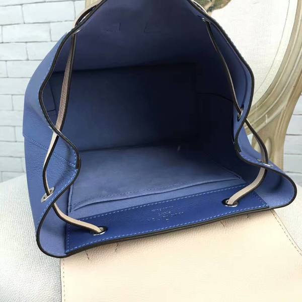 Louis Vuitton LOCKME BACKPACK 41817 Blue&Offwhite