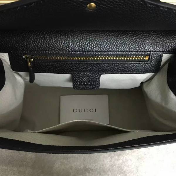 Gucci GG Marmont Leather Top Handle Bag 421890A Black