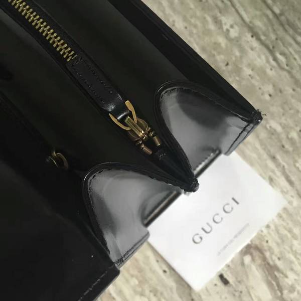 Gucci GG Marmont Original Leather Shoulder Bag 431777 Black