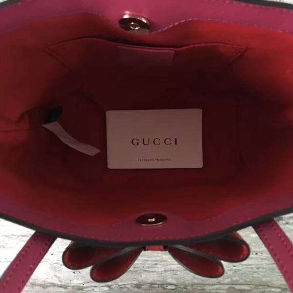 Gucci GG Canvas Shopper Bag 457232 Red