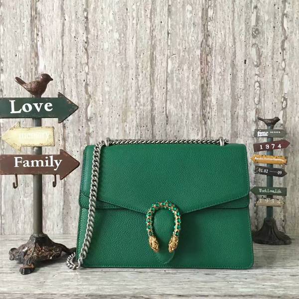 Gucci Dionysus Lichee Pattern Shoulder Bag 403348 Green