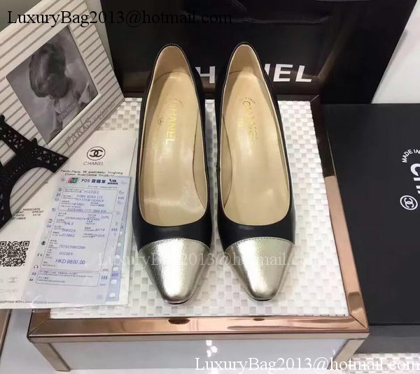 Chanel 60mm Leather Pump CH2076 Black