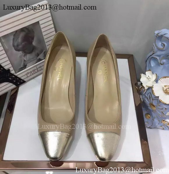 Chanel 60mm Leather Pump CH2076 Camel
