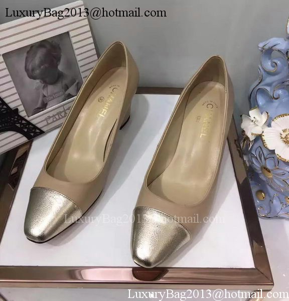 Chanel 60mm Leather Pump CH2076 Camel