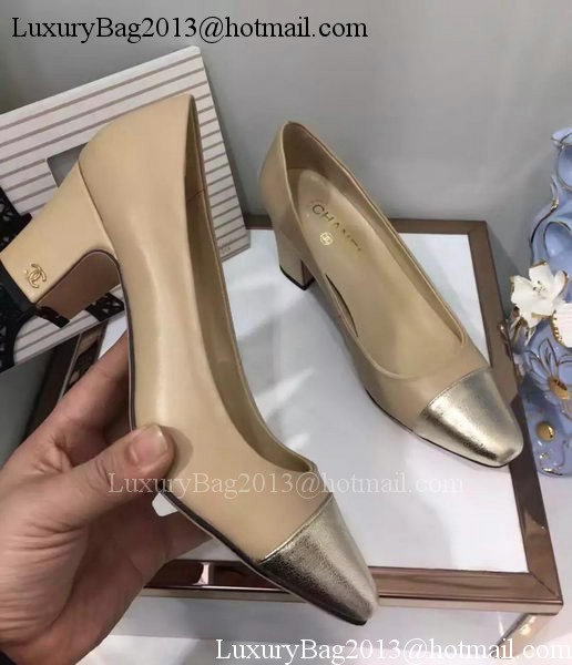 Chanel 60mm Leather Pump CH2076 Camel