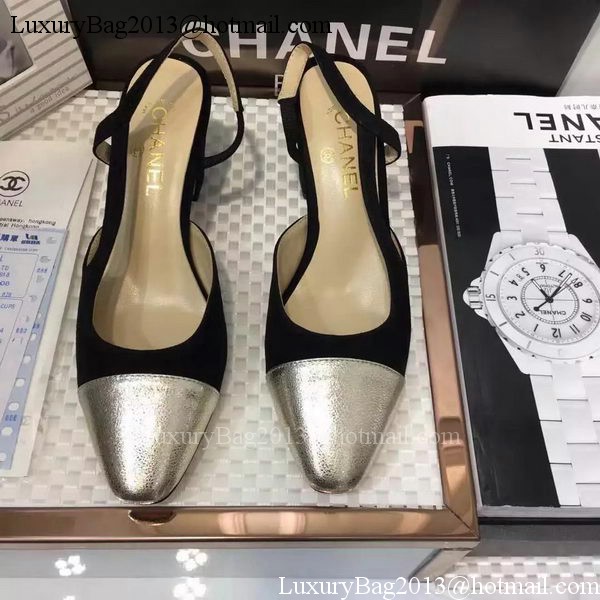 Chanel 60mm Leather Pump CH2077 Black