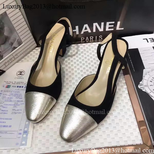 Chanel 60mm Leather Pump CH2077 Black