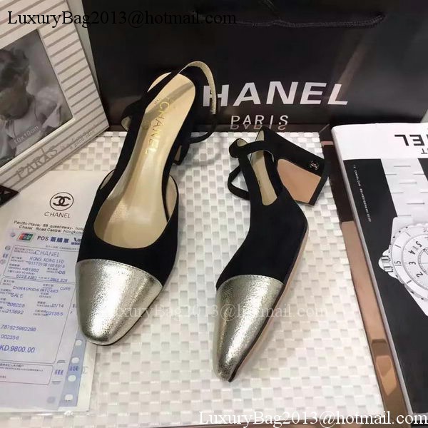 Chanel 60mm Leather Pump CH2077 Black