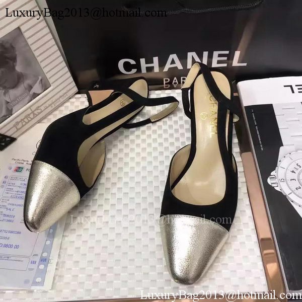 Chanel 60mm Leather Pump CH2077 Black