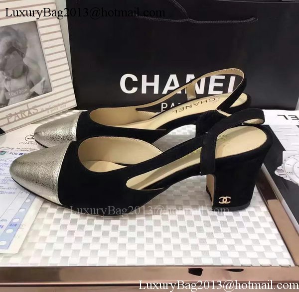 Chanel 60mm Leather Pump CH2077 Black