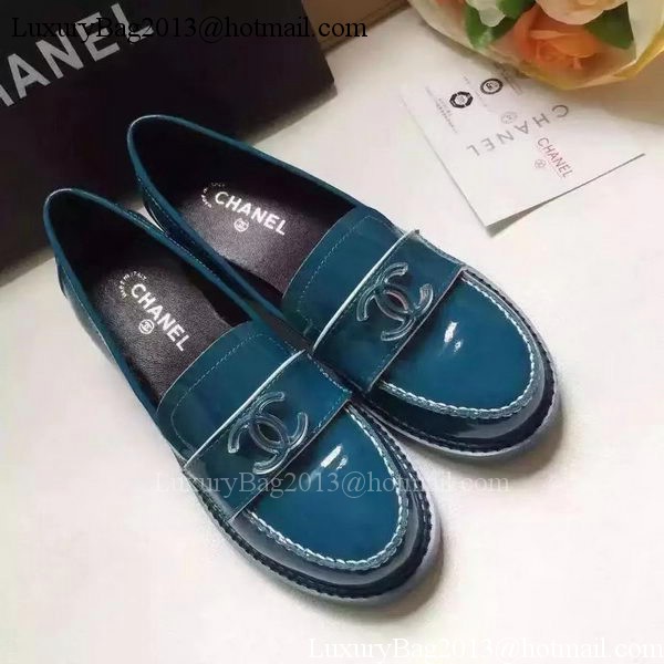 Chanel Casual Shoes Leather CH2066 Blue