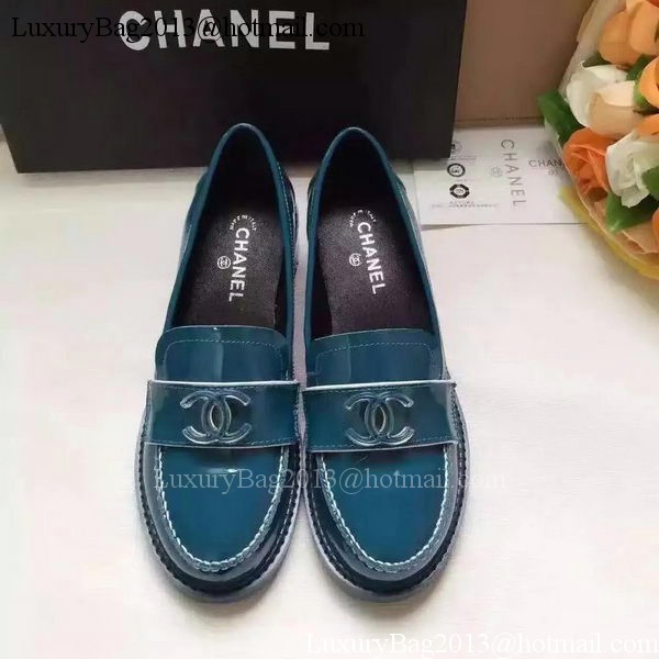 Chanel Casual Shoes Leather CH2066 Blue