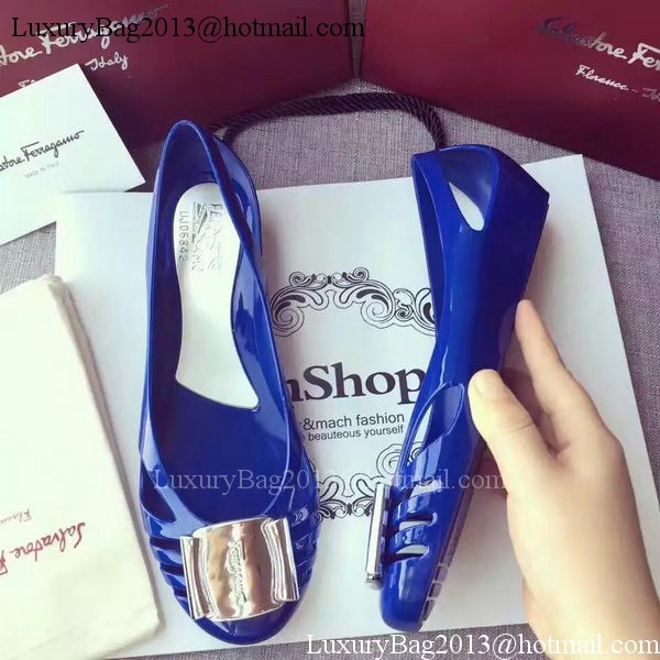 Ferragamo Ballerina FL935 Blue