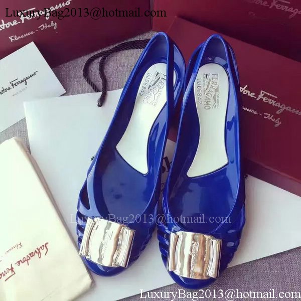 Ferragamo Ballerina FL935 Blue