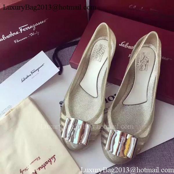 Ferragamo Ballerina FL935 Light Gold