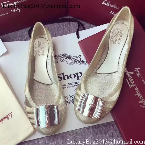 Ferragamo Ballerina FL935 Light Gold