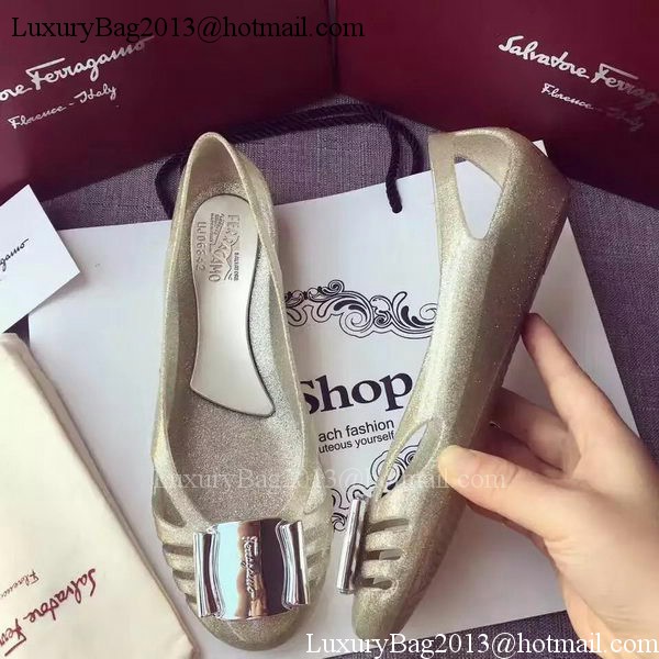 Ferragamo Ballerina FL935 Light Gold