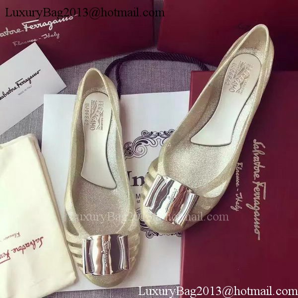 Ferragamo Ballerina FL935 Light Gold