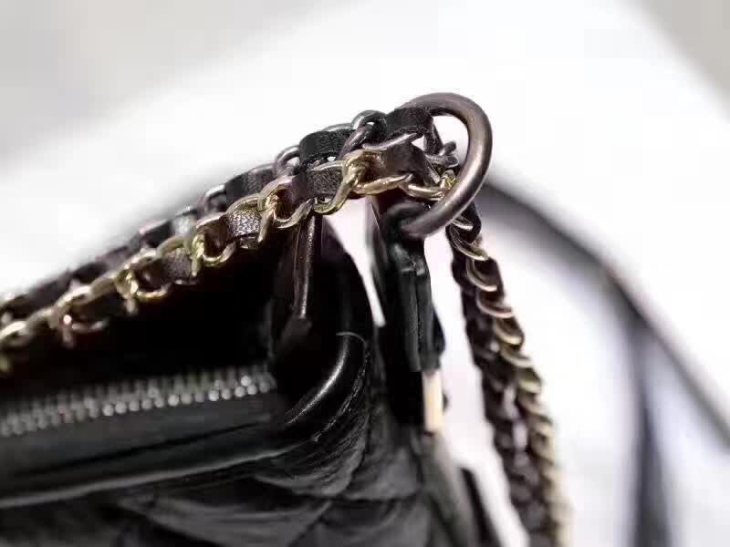 Chanel Shoulder Bag Sheepskin Leather A843567 Black 