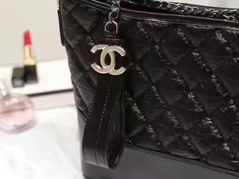 Chanel Shoulder Bag Sheepskin Leather A843567 Black 