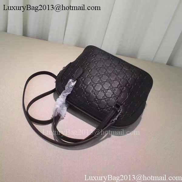 Gucci Calfskin Leather Small Tote Bag 341504 Black