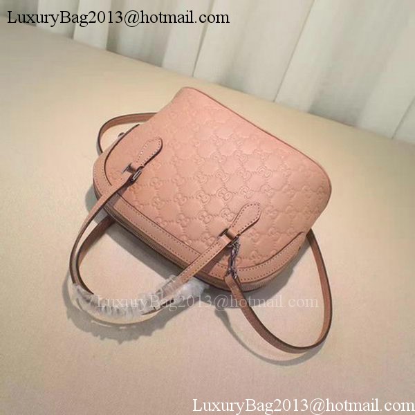 Gucci Calfskin Leather Small Tote Bag 341504 Pink