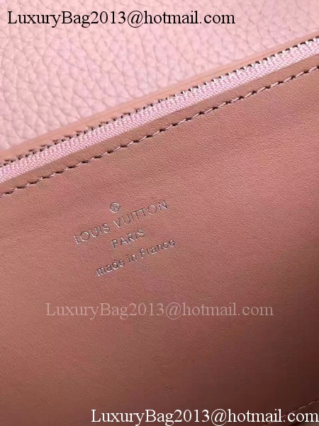 Louis Vuitton Calfskin Leather CAPUCINES WALLET M61249 Pink