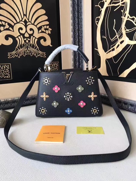 Louis Vuitton Mechanical Flowers CAPUCINES BB M54310 Black