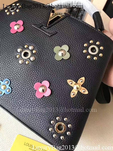 Louis Vuitton Mechanical Flowers CAPUCINES BB M54310 Black