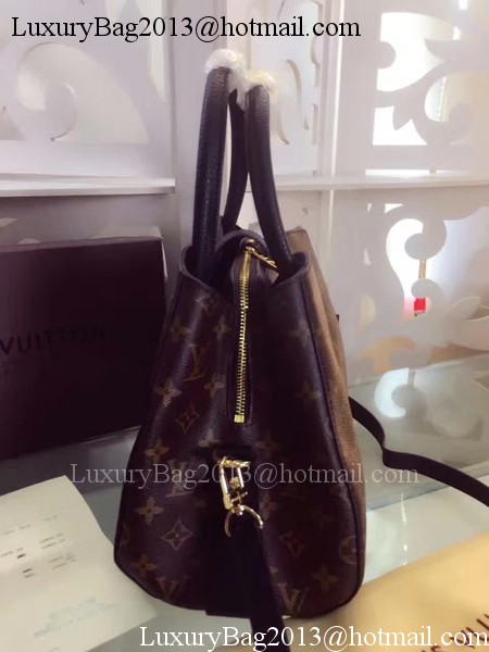 Louis Vuitton Monogram Canvas Tote Bag M42562 Black