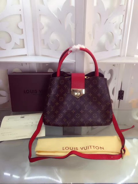 Louis Vuitton Monogram Canvas Tote Bag M42562 Red