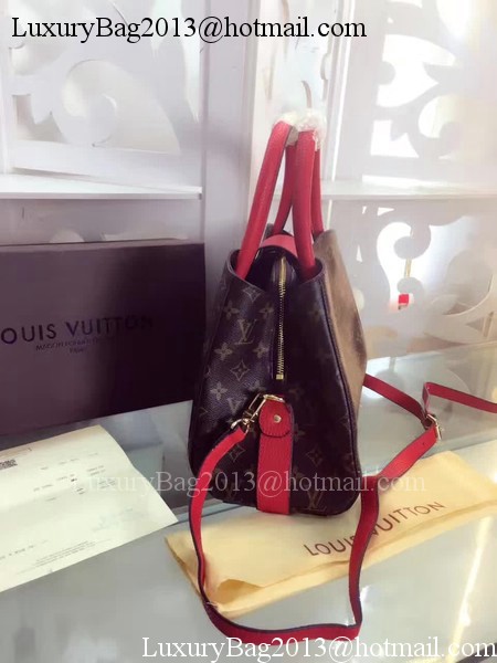 Louis Vuitton Monogram Canvas Tote Bag M42562 Red