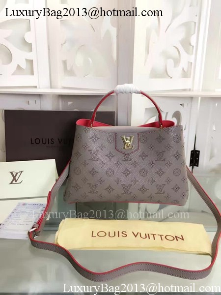 Louis Vuitton Monogram Leather Tote Bag M42126 Apricot