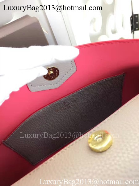 Louis Vuitton Monogram Leather Tote Bag M42126 Apricot